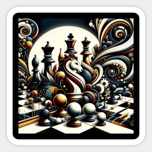 Checkmate Chronicles: The Art of Strategy Sticker